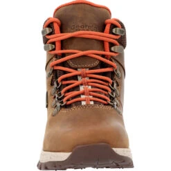 'Georgia Boot' Women's 5" Eagle Trail EH WP Soft Toe Hiker - Brown -Outdoor Clothing Sale GB00558 front 1024x1024@2x
