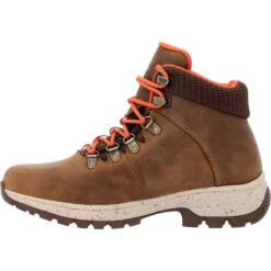 'Georgia Boot' Women's 5" Eagle Trail EH WP Soft Toe Hiker - Brown -Outdoor Clothing Sale GB00558 instep profile 1024x1024@2x