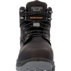 'Georgia Boot' Men's 6" OT Int. MetGuard EH WP Alloy Toe - Black -Outdoor Clothing Sale GB00562 front 1024x1024@2x
