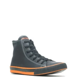 'Harley Davidson' Men's 4.25" Nathan Hi-Top Sneaker - Black -Outdoor Clothing Sale HDM D93816 101221 F15 045 1024x1024@2x