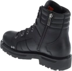 'Harley Davidson' Men's 6.25" Bonfield Zip Boot - Black -Outdoor Clothing Sale HDM D96114 031516 F16 225 1024x1024@2x