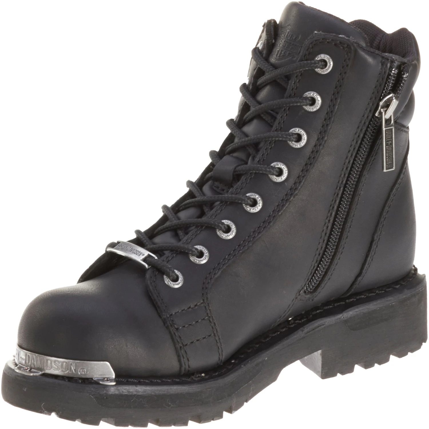 'Harley Davidson' Women's 5.5" Maddy Zip Boot - Black 3 'Harley Davidson' Women's 5.5" Maddy Zip Boot - Black - Image 3