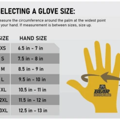 'Bear Knuckles' Double Wedge™ Heavy Duty Cowhide Driver Glove - Yellow 6 'Bear Knuckles' Double Wedge™ Heavy Duty Cowhide Driver Glove - Yellow -Outdoor Clothing Sale Hand chart D351 D451 D357 D409 D373 D395484 600x600 1024x1024@2x