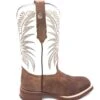 'Tanner Mark' Men's 13" Western Square Toe - Brown / Bone