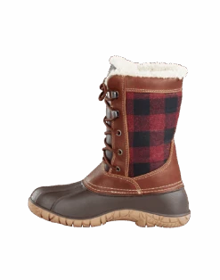'Baffin' Women's Jasper Insulated WP Boot - Red / Black Plaid -Outdoor Clothing Sale JASPER RAF MEDIAL 1024x1024@2x