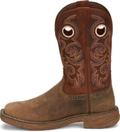 'Justin' Men's 11" Rush Western Square Toe - Peanut Tan / Bronze Orange 13 'Justin' Men's 11" Rush Western Square Toe - Peanut Tan / Bronze Orange -Outdoor Clothing Sale JST 009 SE7402 1024x1024@2x