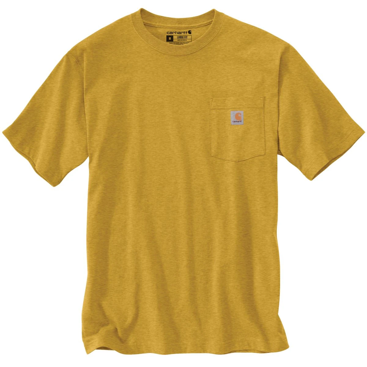 'Carhartt' Men's Loose Fit Pocket T-Shirt - Dijon Heather 1 'Carhartt' Men's Loose Fit Pocket T-Shirt - Dijon Heather