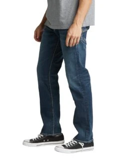 'Silver Jeans' Men's Eddie - Dark Wash Indigo Denim 4 'Silver Jeans' Men's Eddie - Dark Wash Indigo Denim -Outdoor Clothing Sale M42995RAS454 IND 03 1024x1024@2x