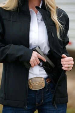 'Cinch' Women's Concealed Carry Bonded Jacket - Black 5 'Cinch' Women's Concealed Carry Bonded Jacket - Black -Outdoor Clothing Sale MAJ9866002 3 1024x1024@2x