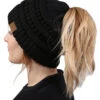 'C.C®' Beanietail - Black
