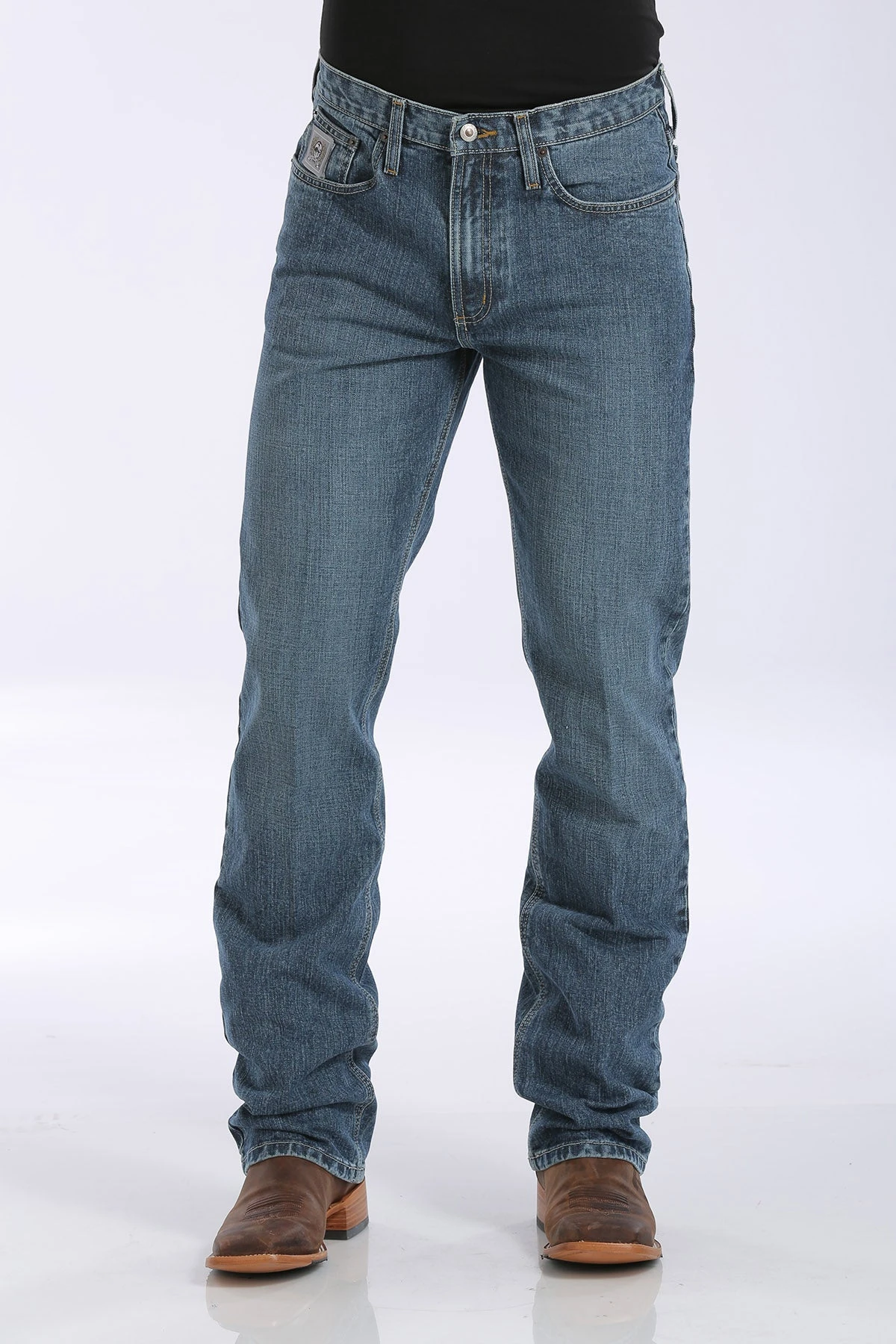 'Cinch' Men's Silver Label Slim Fit - Medium Stonewash 1 'Cinch' Men's Silver Label Slim Fit - Medium Stonewash