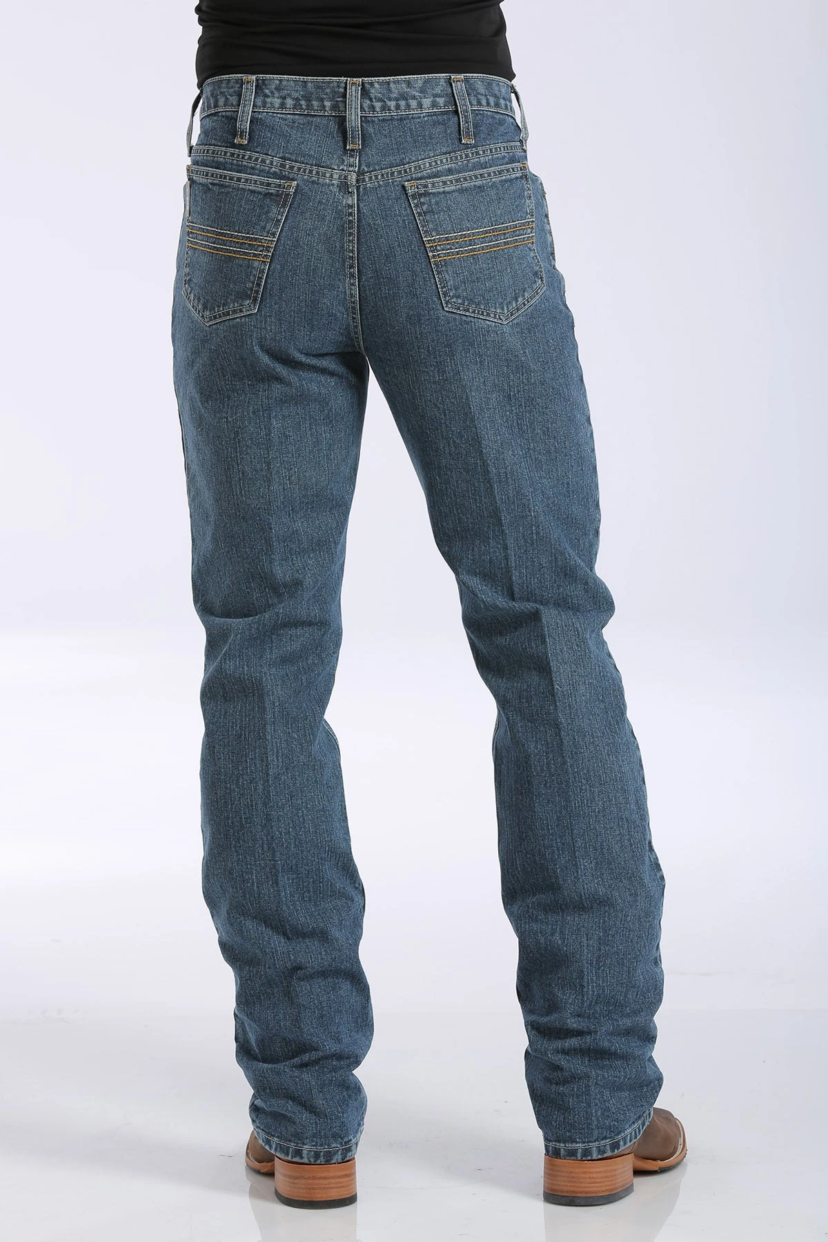 'Cinch' Men's Silver Label Slim Fit - Medium Stonewash 3 'Cinch' Men's Silver Label Slim Fit - Medium Stonewash - Image 3