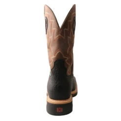 'Twisted X' Men's 12" Lite Western Work EH WP Steel Toe - Black / Brown -Outdoor Clothing Sale MLCSW02 BK 2048x2048 213d9c8e 19ef 4adb b707 e1f56f040444 1024x1024@2x