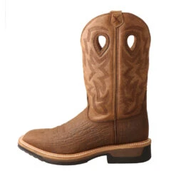 'Twisted X' Men's Lite Western WP Work - Dk. Brown / Tan -Outdoor Clothing Sale MLCWW05.02 1024x1024@2x