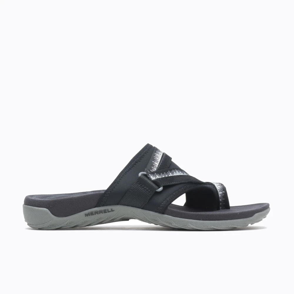 'Merrell' Women's Terran 3 Cush Post Sandal - Black 4 'Merrell' Women's Terran 3 Cush Post Sandal - Black - Image 4