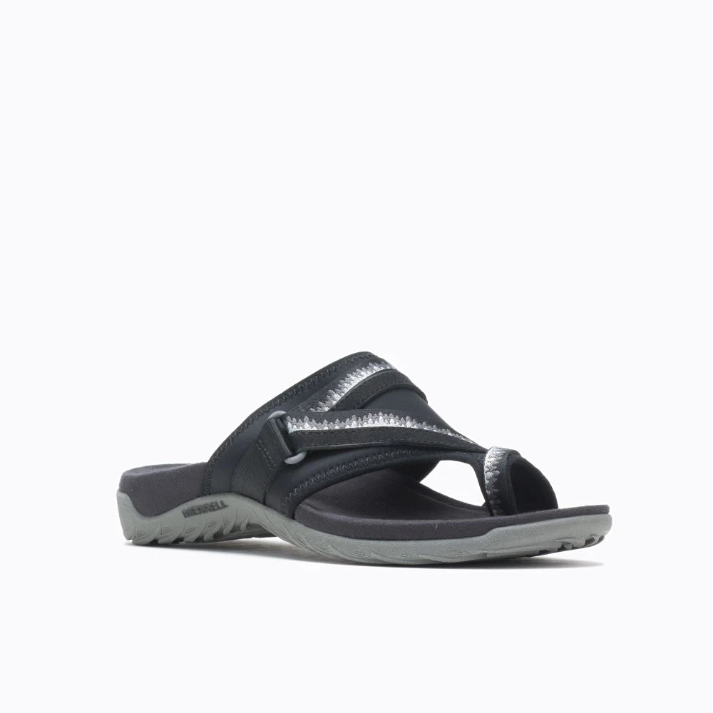 'Merrell' Women's Terran 3 Cush Post Sandal - Black 1 'Merrell' Women's Terran 3 Cush Post Sandal - Black