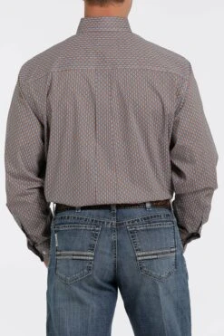 'Cinch' Men's Geo Diamond Print Western Button Down - White -Outdoor Clothing Sale MTW1105336 3 1024x1024@2x