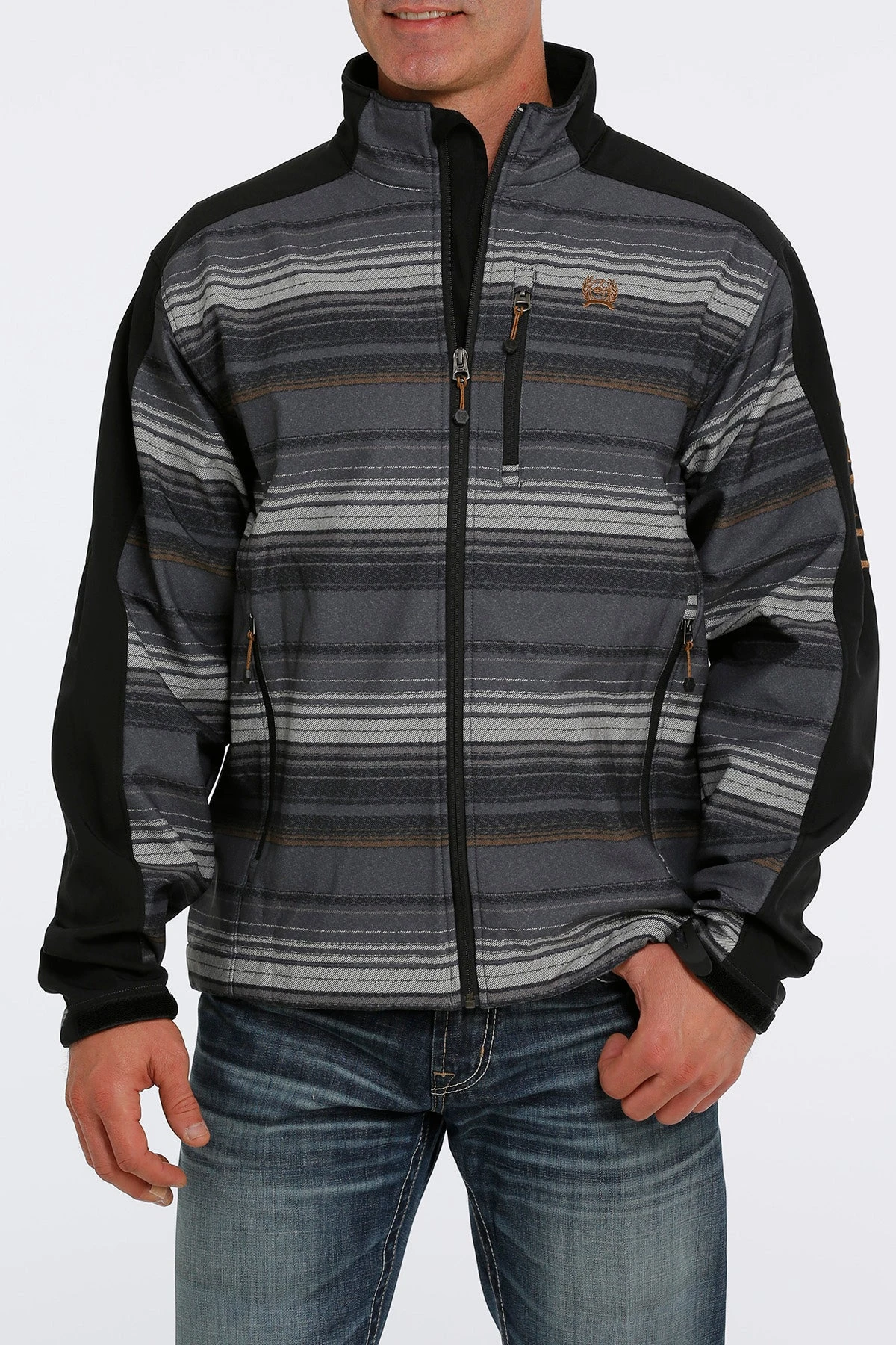 'Cinch' Men's Bonded Jacket - Black 1 'Cinch' Men's Bonded Jacket - Black
