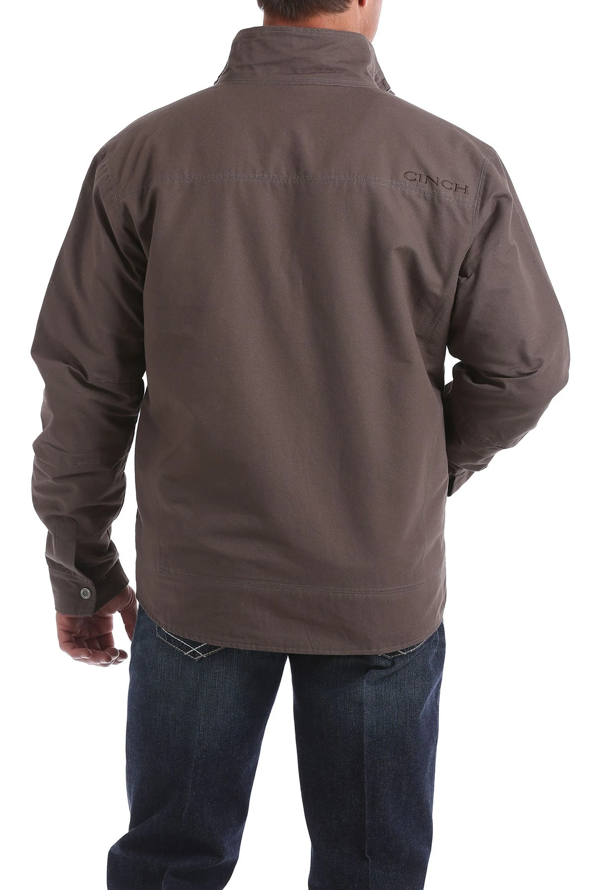 'Cinch' Men's Concealed Carry Canvas Twill Jacket - Stone 3 'Cinch' Men's Concealed Carry Canvas Twill Jacket - Stone - Image 3