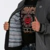 'Cinch' Men's Lined Bonded Jacket - Grey