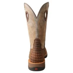 'Twisted X' Men's 12" Tech-X Cellstretch Western Square Toe - Brown / Grey -Outdoor Clothing Sale MXW0003 BK 4800x4800 99ed2e89 3394 47ef b057 377339c95fa3 1024x1024@2x