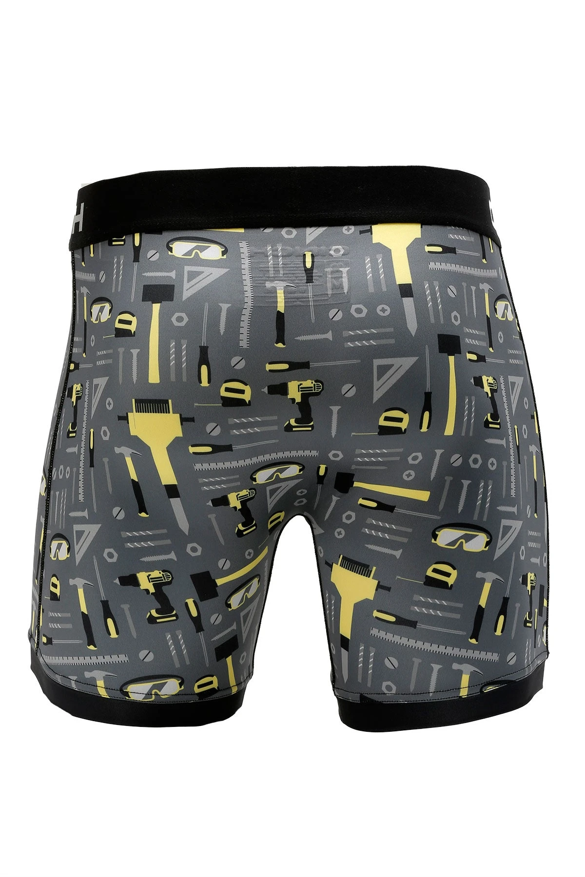'Cinch' Men's 6" Tools Boxer Brief - Grey 2 'Cinch' Men's 6" Tools Boxer Brief - Grey - Image 2