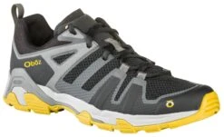 Oboz Footwear 'Oboz' Men's Arete Low Hiker - Shadow / Sulfur -Outdoor Clothing Sale M AreteLow Shadow Sulfur 34 1024x1024@2x