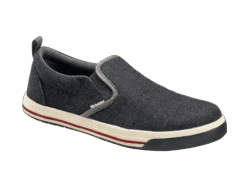 'Nautilus' Women's Westside ESD Steel Toe Slip On - Black / Grey
