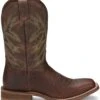 'Nocona' Men's Henry Western Square Toe - Vintage Brown