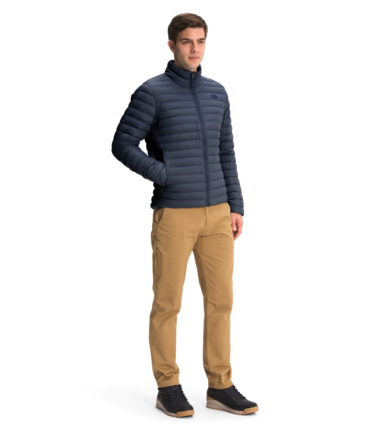 'The North Face' Men's Stretch Down Stowable Jacket - Aviator Navy 4 'The North Face' Men's Stretch Down Stowable Jacket - Aviator Navy - Image 4