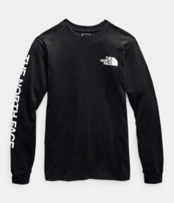 'The North Face' Men's Long Sleeve Hit T-Shirt - TNF Black -Outdoor Clothing Sale NF0A471K JK3 altfront 1024x1024@2x