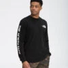 'The North Face' Men's Long Sleeve Hit T-Shirt - TNF Black