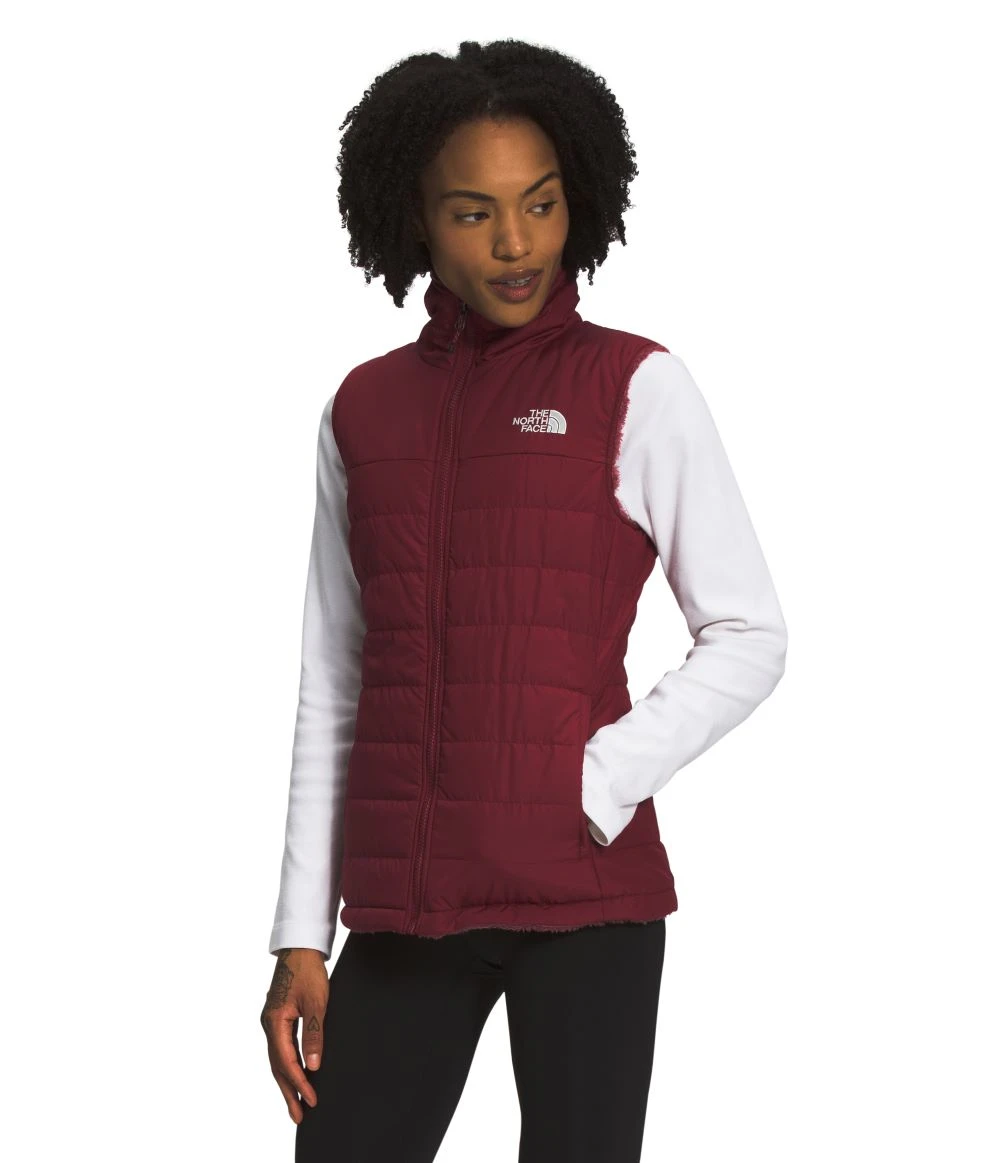 'The North Face' Women’s Mossbud Insulated Reversible Vest - Cordovan 1 'The North Face' Women’s Mossbud Insulated Reversible Vest - Cordovan