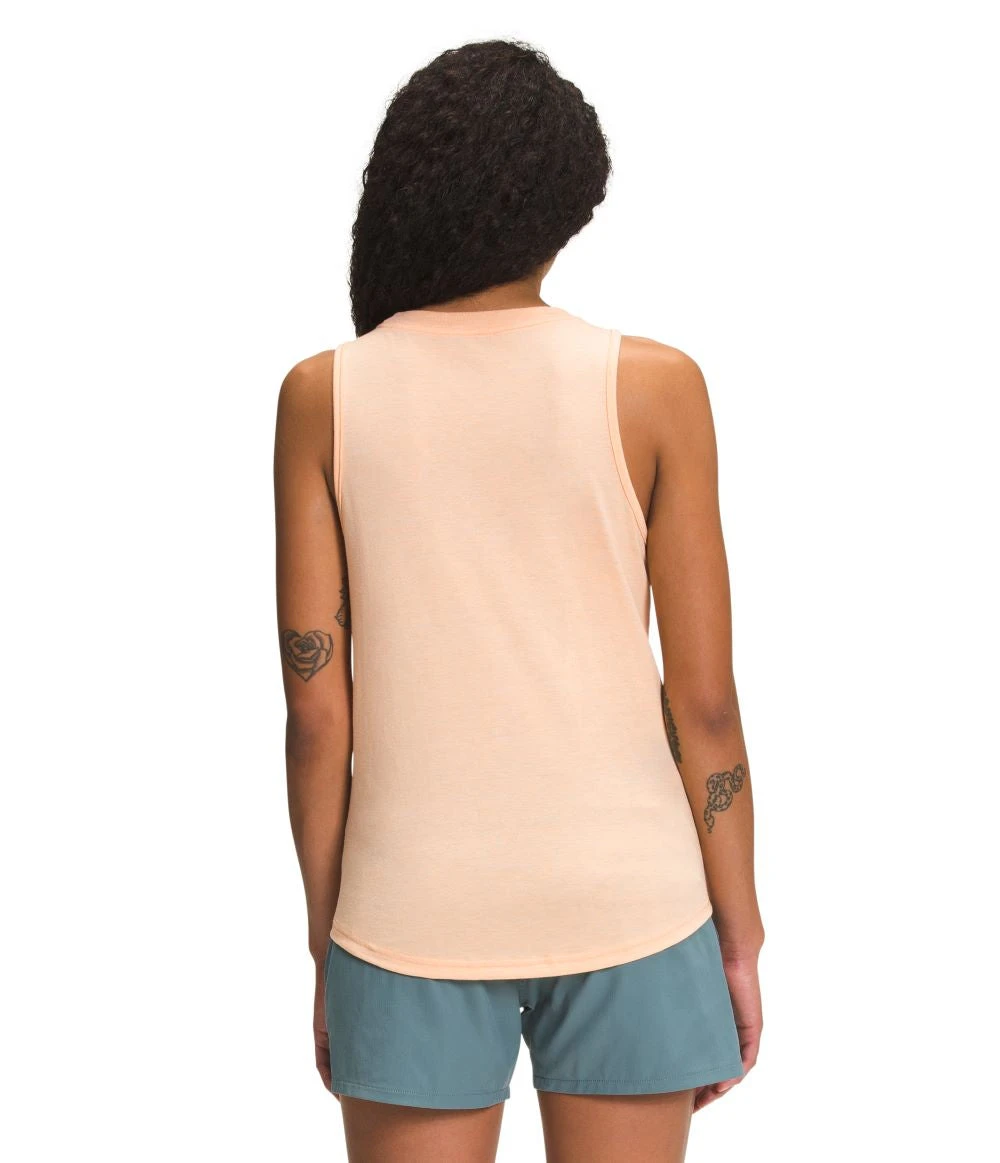 'The North Face' Women's Simple Logo Tri-Blend Tank - Apricot Ice Heather 2 'The North Face' Women's Simple Logo Tri-Blend Tank - Apricot Ice Heather - Image 2