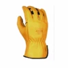'Bear Knuckles' Double Wedge™ Regular Duty Cowhide Driver Glove - Yellow