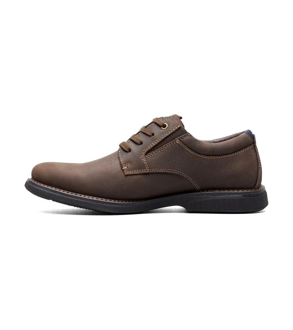 'Nunn Bush' Men's Otto Plain Toe Oxford - Brown 6 'Nunn Bush' Men's Otto Plain Toe Oxford - Brown - Image 6