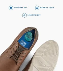 'Nunn Bush' Men's Baybridge Plain Toe Oxford - Brown -Outdoor Clothing Sale NunnBush Spring 2021 84903 200 ALT T 1024x1024@2x