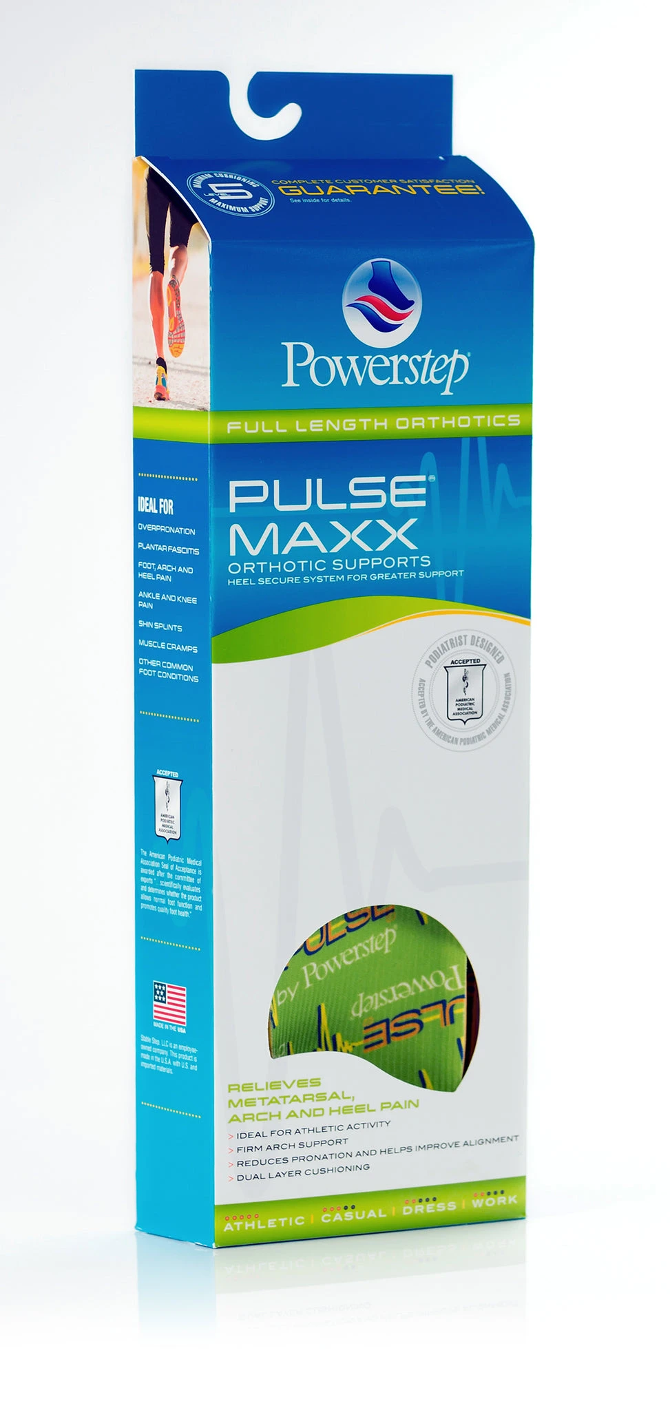 'Powerstep' Pulse Maxx Support Insoles 6 'Powerstep' Pulse Maxx Support Insoles - Image 6