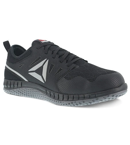 'Reebok' Women's ZPrint Athletic Steel Toe - Black / Dark Grey 1 'Reebok' Women's ZPrint Athletic Steel Toe - Black / Dark Grey