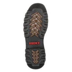 'Rocky' Men's 6" Rams Horn WP Comp Toe - Dark Brown -Outdoor Clothing Sale RKK0257 outsole 1024x1024@2x