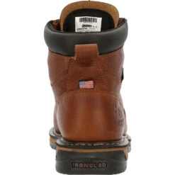'Rocky' Men's 6" Ironclad MetGuard EH WP Steel Toe - Brown -Outdoor Clothing Sale RKK0362 back 1024x1024@2x