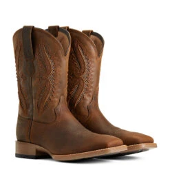 'Ariat' Men's 11" Rowder VentTek 360° Western Square Toe - Earth / Mack Brown -Outdoor Clothing Sale S22 MNS WEST 10040237 pair 1024x1024@2x