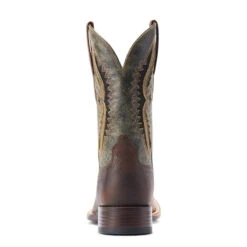 'Ariat' Men's 11" Rowder VentTEK 360° Western Square Toe - Rust / Forest Green -Outdoor Clothing Sale S23 MNS WEST 10044478 heel 1024x1024@2x