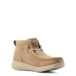 'Ariat' Men's 4" Hilo Rancher Slip On Chukka - Tan -Outdoor Clothing Sale S23 MNS WEST 10044549 medial 1024x1024@2x