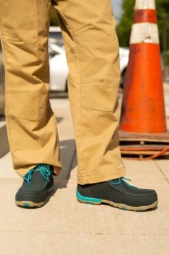 'Twisted X' Women's Chukka Driving Moc EH Comp Toe - Dark Teal / Turquoise -Outdoor Clothing Sale TXW WDMNT01 Work SafetyToeLaceUp 2104 025 1024x1024@2x