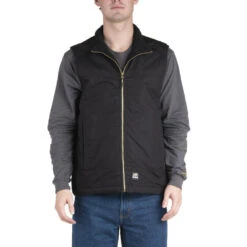 'Berne' Men's Torque Ripstop Vest - Black