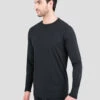 'Terramar' Men's 4.0 Military Fleece Heritage Crew - Black (Tall)