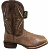 'Dan Post' Men's 11" Western Square Toe - Brown / Cognac