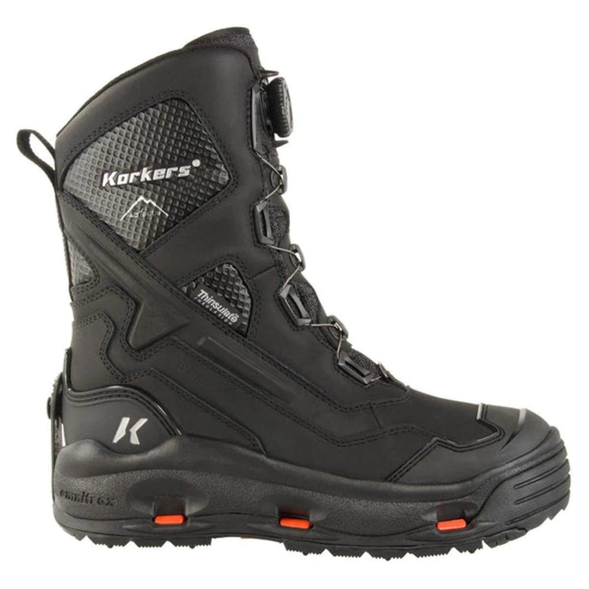 'Korkers' Men's Polar Vortex WP 600GR Winter - Black 5 'Korkers' Men's Polar Vortex WP 600GR Winter - Black - Image 5