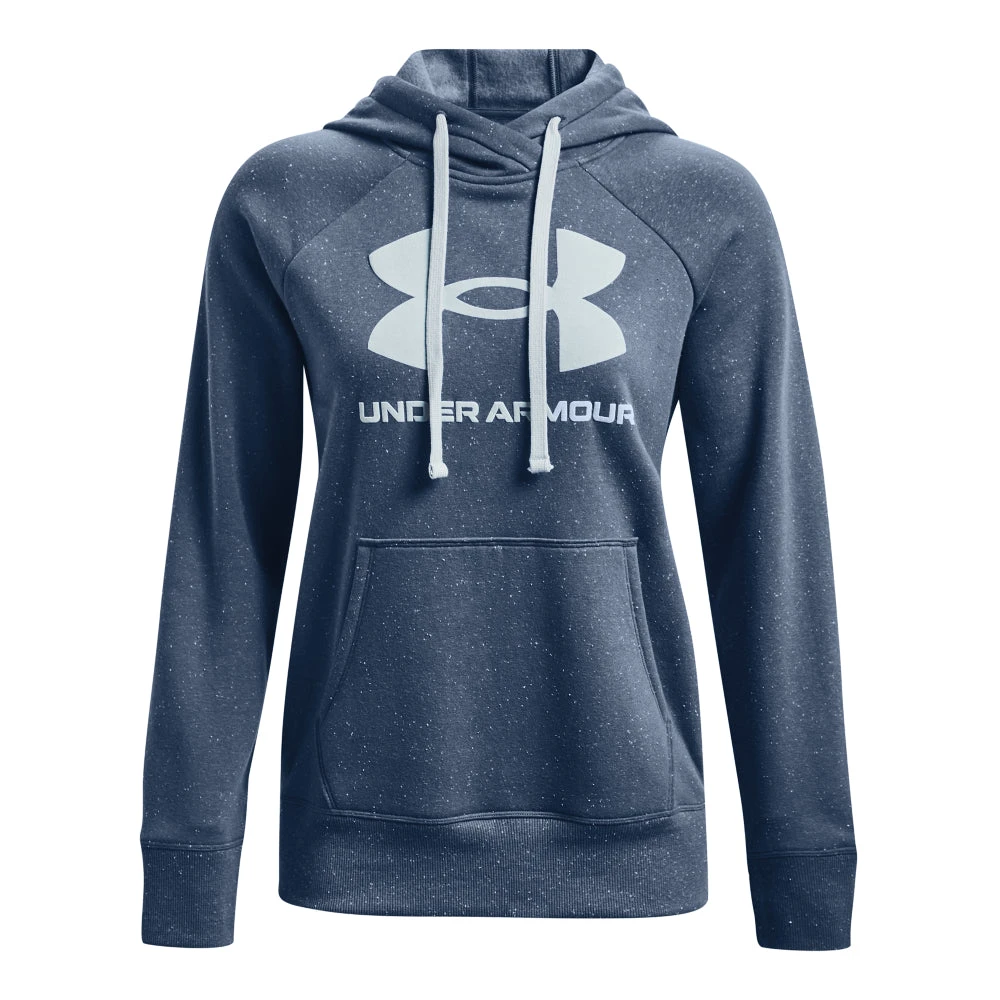 'Under Armour' Women's Rival Fleece Logo Hoodie - Purple 1 'Under Armour' Women's Rival Fleece Logo Hoodie - Purple